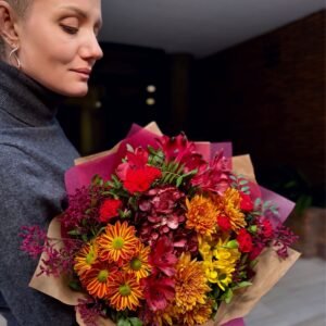 Ram de flors del florista mitjà