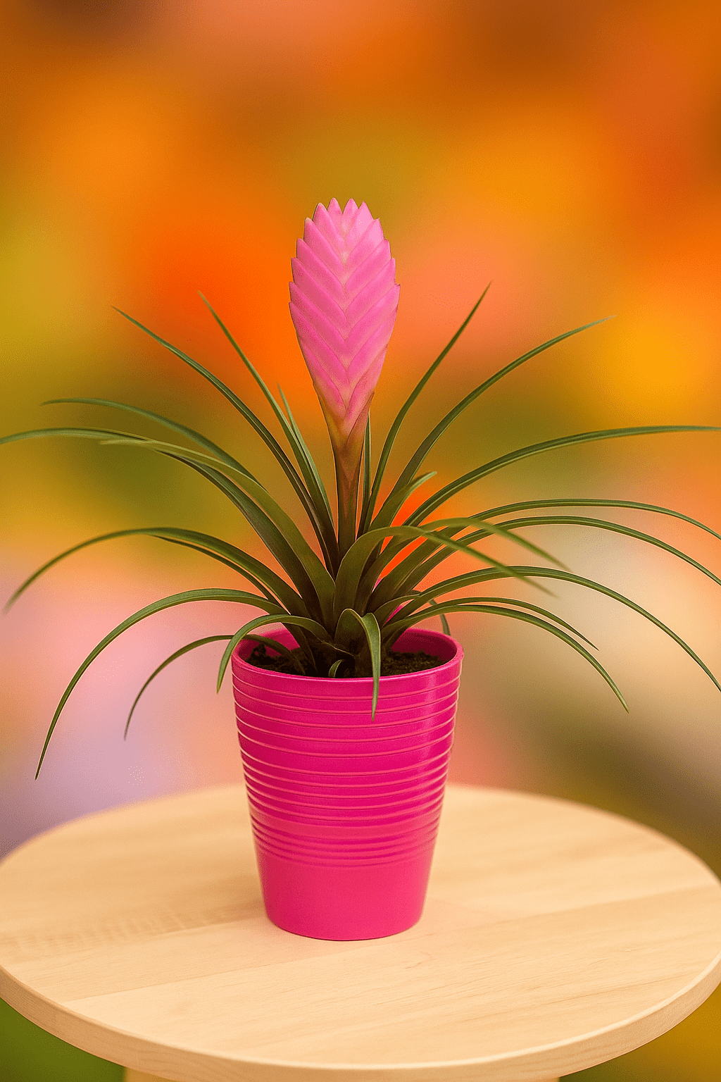 Tillandsia (color fúcsia)